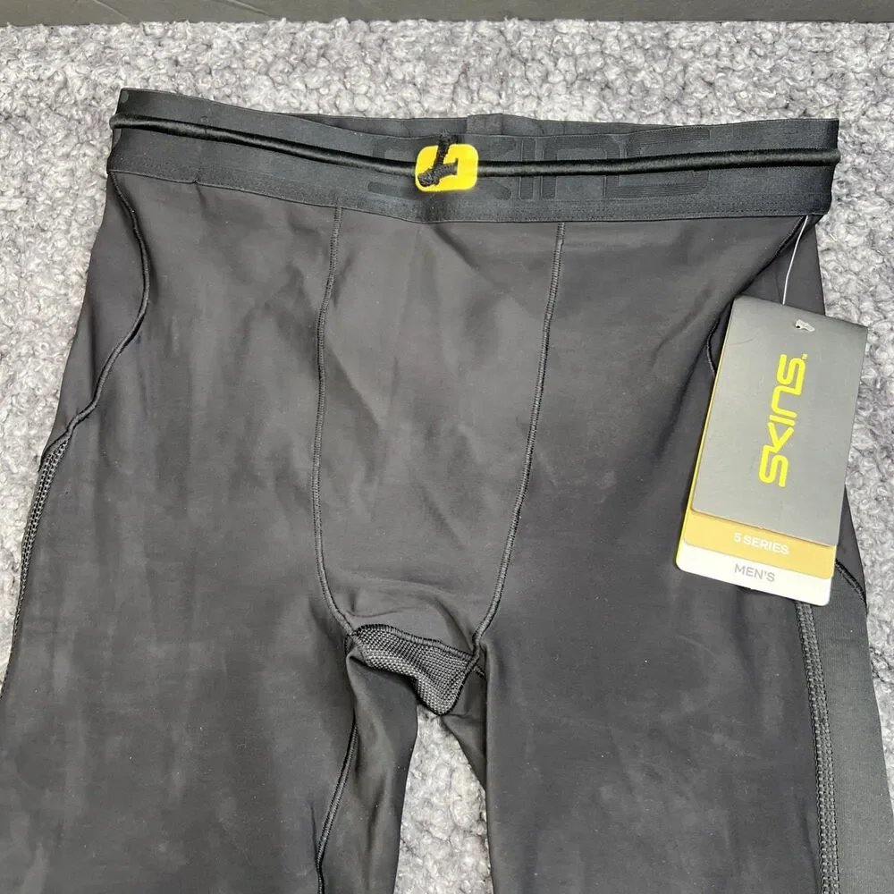 Mens Skins Pro Series Long Training Gym Sports Tights NWT SMALL